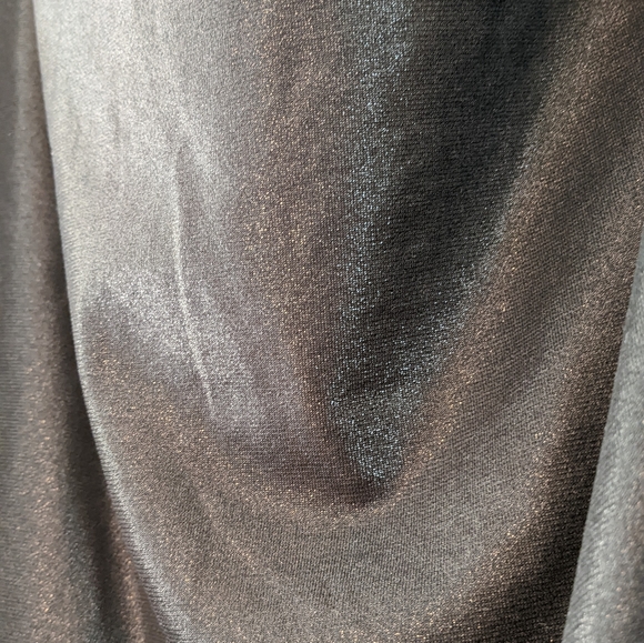 2/$20 NWOT Sexy Stretchy Metallic Black Torrid Club Mini Dress Tunic 1X - Picture 4 of 6